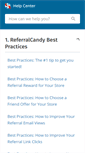 Mobile Screenshot of help.referralcandy.com
